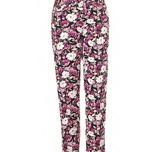 White House Black Market Floral Slim Ankle 00Long